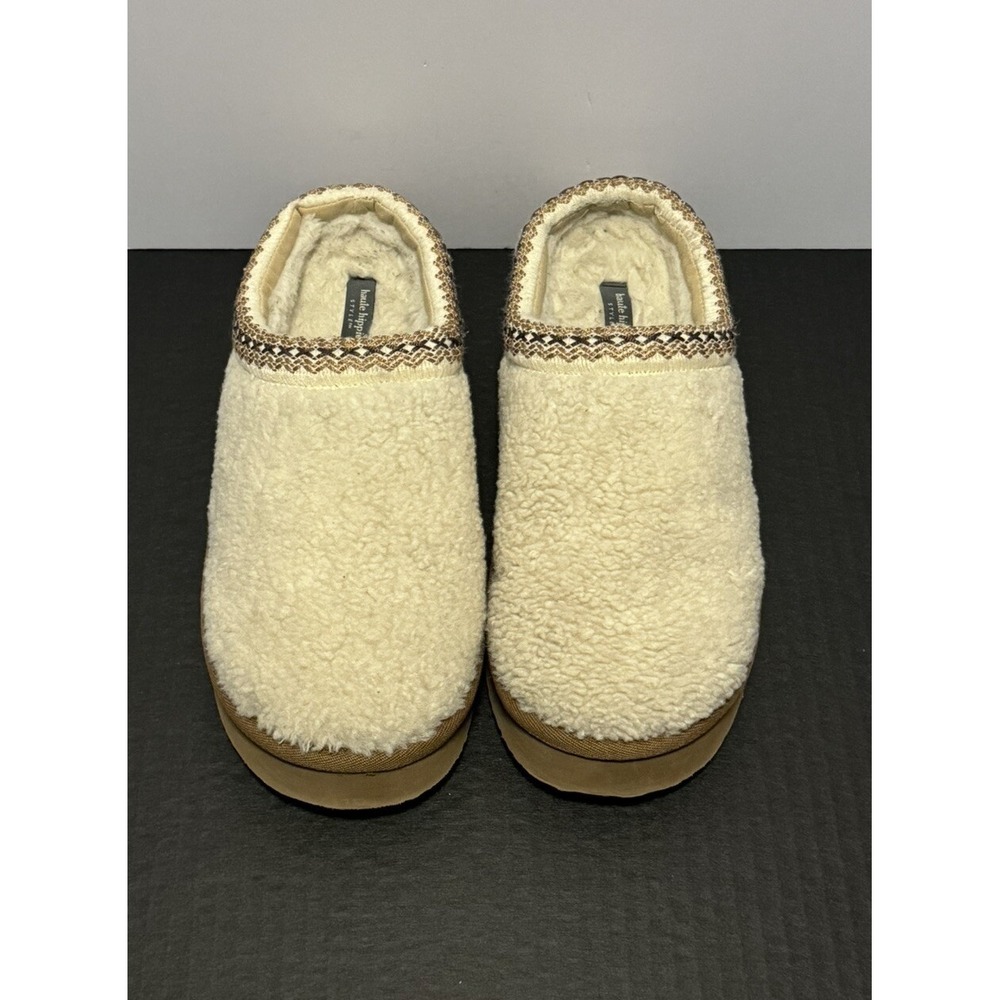 Haute hippie Faux Fir Slip-On Slippers Shoes Women's 7